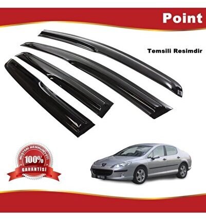 Peugeot 407 Mügen Cam Rüzgarlığı 2004-2010 Arası 4 Lü Takım