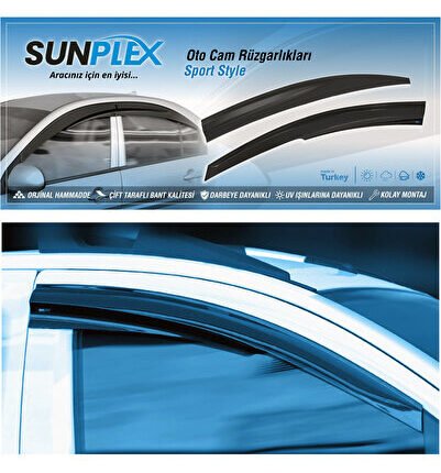 Volkswagen Golf 4 1997-2003 Cam Rüzgarlığı 4 lü SP-S-107