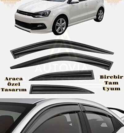 Volkswagen Polo 2010-2017 Cam Rüzgarlığı 4lü