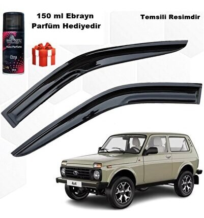 Lada Niva Mügen Cam Rüzgarlığı Tek Kapı Araç Tüm Kasalara Uyumlu 2 Li Takım Koku Hediyeli