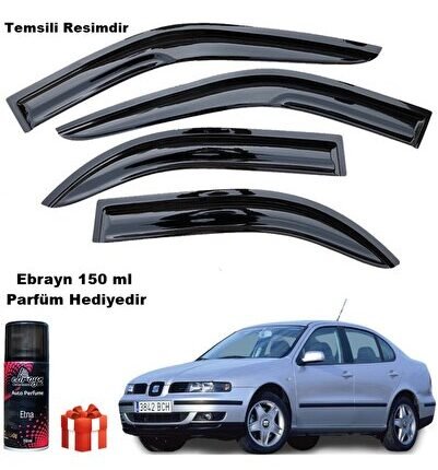 Seat Toledo Mügen Cam Rüzgarlığı 1999-2005 Arası 4 Lü Takım +500ml Lastik Parlatıcı