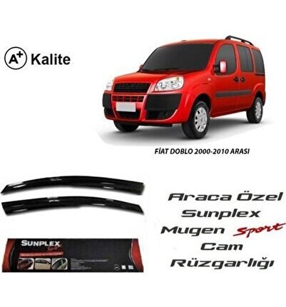 Fiat doblo 1 cam rüzgarlığı mugen tip