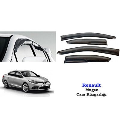Renault Fluence Mugen Cam Kenar Rüzgarlığı 2010-