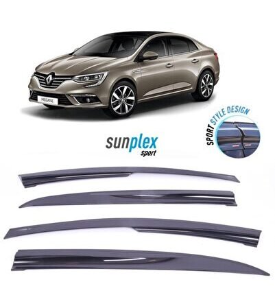 Renault Megane 4 Uyumlu Cam Rüzgarlığı 4 Parça