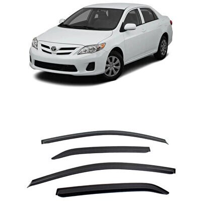 Toyota Corolla 2007-2013 Arası Cam Rüzgarlık OEM (Made in Korea)