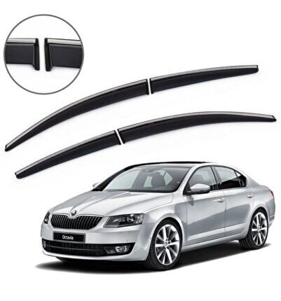 Skoda Octavia Krom Çıtalı Cam Rüzgarlığı 2013-2019