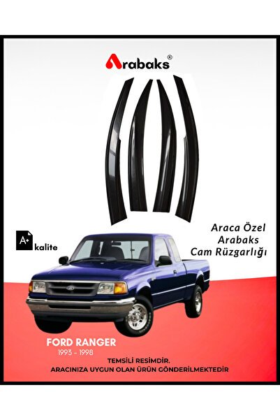 1_org_zoom-5895.jpg Ford Ranger 1993-1998 Cam Rüzgarlığı 4'lü Takım (MUGEN TİP, DAYANIKLI MALZEME, KOLAY MONTAJ) - Görsel 1