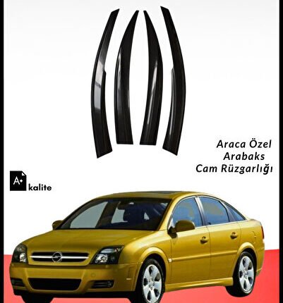 Opel Vectra C Cam Rüzgarlığı 4'lü Takım (MUGEN TİP, DAYANIKLI MALZEME, KOLAY MONTAJ)