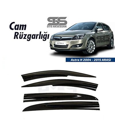 Cam Rüzgarlığı Opel Astra H 2004-2015 Arası Mügen Tip Piano Black