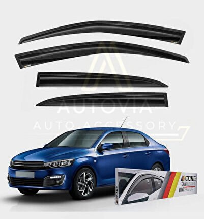 Citroen C-Elysee Cam Rüzgarlığı 4lü