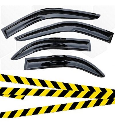 Toyota Corolla Mügen Cam Rüzgarlığı 1999-2001 Arası 4 Lü Set