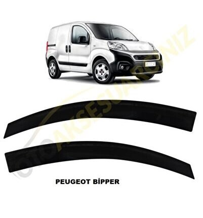 Peugeot Bipper Cam Rüzgarlığı 2 Li
