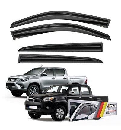 Toyota Hilux 2006-2015 Arası Cam Rüzgarlığı 4lü