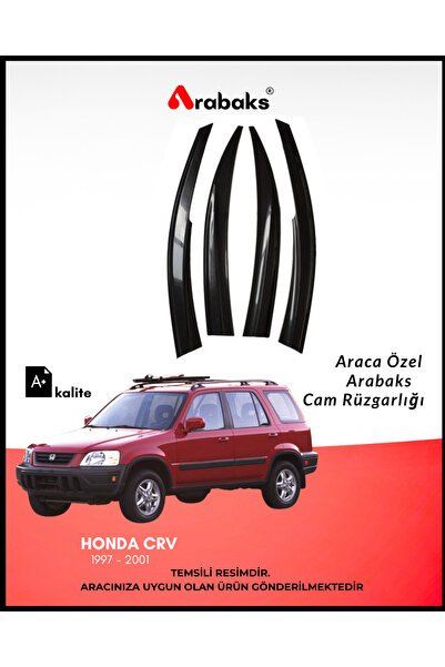 1_org_zoom-6205.jpg Honda CRV 1997-2001 Cam Rüzgarlığı 4'lü Takım (MUGEN TİP, DAYANIKLI MALZEME, KOLAY MONTAJ) - Görsel 1