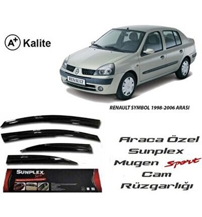 Renault Symbol Cam Rüzgarlığı Mugen Tip 1998-2006