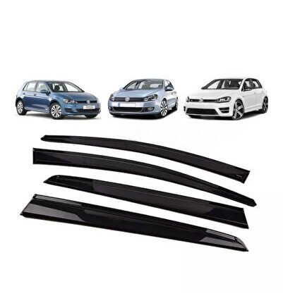 CAM RÜZGARLIĞI VOLKSWAGEN GOLF 5-6-7 KASA 2003 - 2023 ARASI ARAÇLARLA UYUMLU 4LÜ