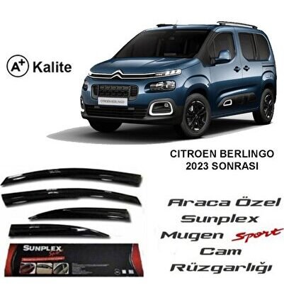 Citroen Berlingo Cam Rüzgarlığı Mugen Tip Sunplex 2019 Sonrası