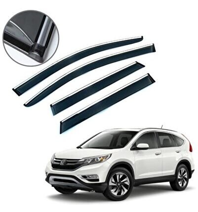 Honda Crv Krom Çıtalı Cam Rüzgarlığı 2013-2018