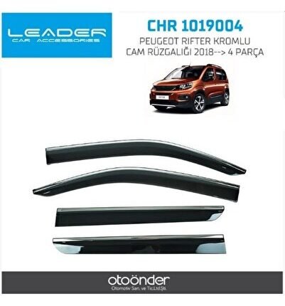 KROMLU CAM RÜZGARLIĞI PEUGEOT RIFTER 2018--> (4 PARÇA)