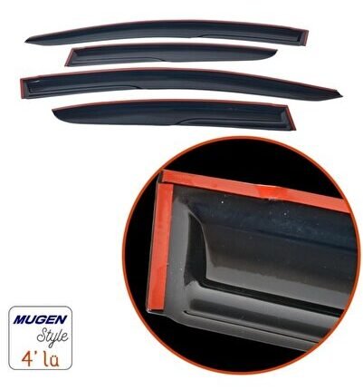 Renault R 19 Europa Mügen Cam Rüzgarlığı 4 Lü Takım