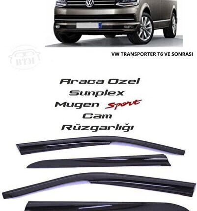 Vw Transporter T6-t7 Cam Rüzgarlığı Marka Mugen 4'lü