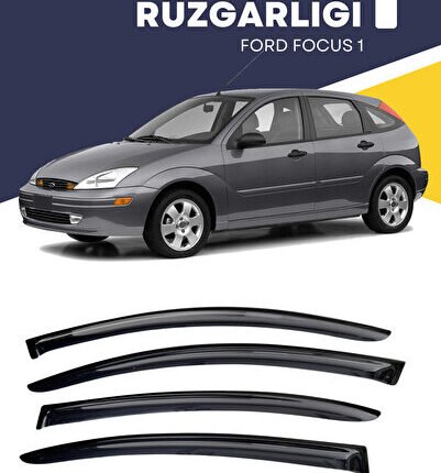 FORD FOCUS 1 uyumlu oto camlara özel ölçü cam rüzgarlığı rüzgarlık