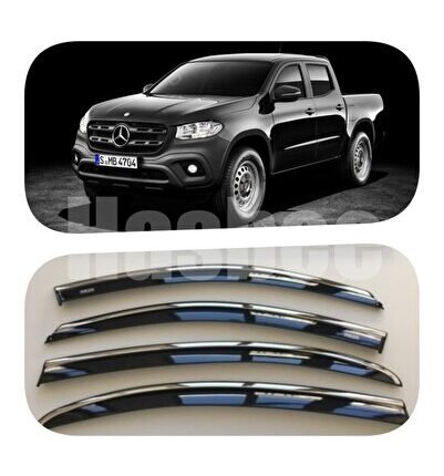 Mercedes X class Kromlu Cam Rüzgarlığı Niken 2015+