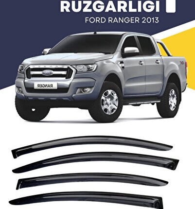 FORD RANGER 2013 uyumlu oto camlara özel ölçü cam rüzgarlığı rüzgarlık