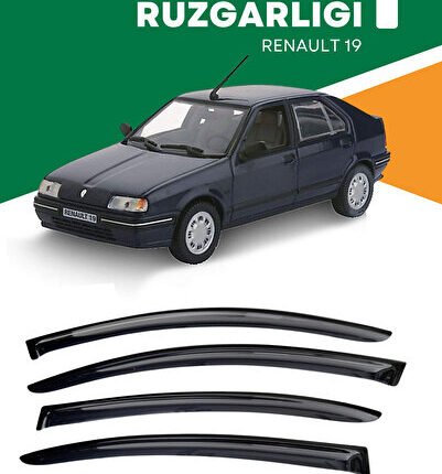 RENAULT 19 uyumlu oto camlara özel ölçü cam rüzgarlığı rüzgarlık