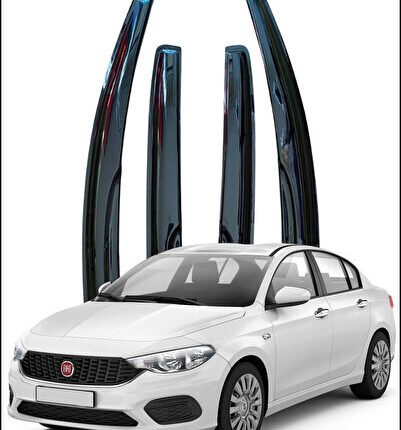 Fiat Egea Rüzgarlık 2015-2024 Mügen Cam Rüzgarlığı 4lü Takım - Extra İnce Zamanla Düşme Yapmaz