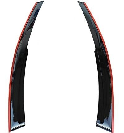 Mercedes Vito Çift Sıra Kırmızı Kromlu Cam Rüzgarlığı 1999-2011  2-Li