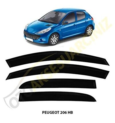 Peugeot 206 Hb - Sedan 5 Kapılı 4 Lü Cam Rüzgarlığı