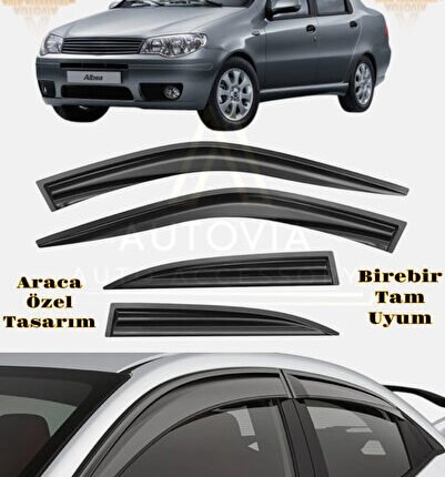 Fiat Albea Cam Rüzgarlığı 4lü