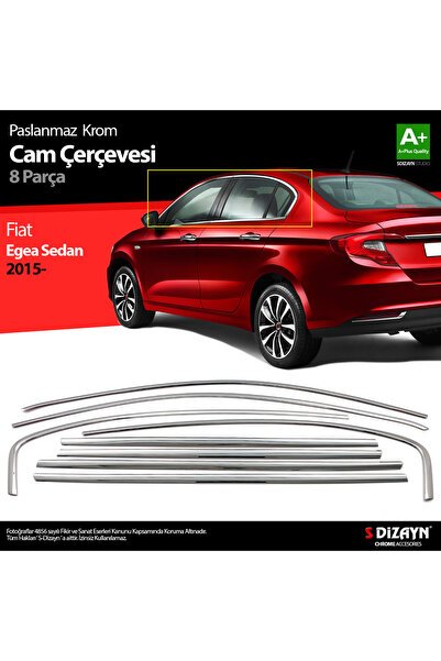 1_org_zoom-6885.jpg S-Dizayn Fiat Egea SD Krom Cam Çerçevesi 8 Prç. 2015 Üzeri A+ Kalite 5822071 - Görsel 1