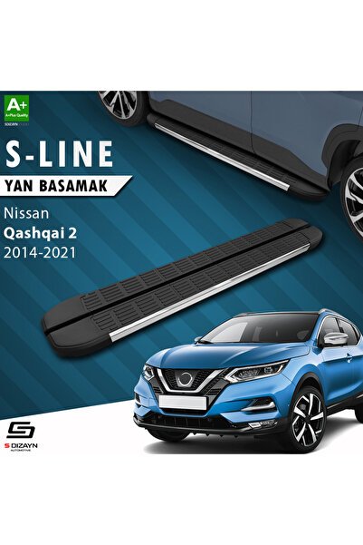 1_org_zoom-6898.jpg Nissan Qashqai 2 S-Line Krom Yan Basamak 173 Cm 2014-2021 A+ Kalite NI-QS2-YBS-SL-KA-173 - Görsel 1