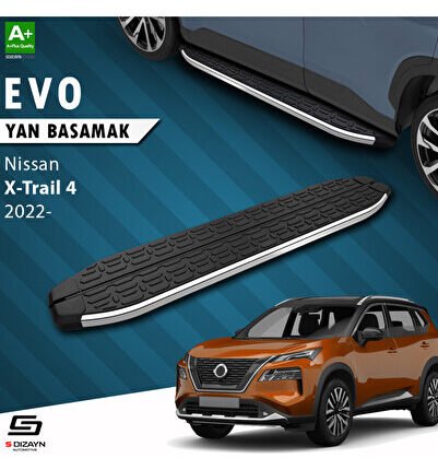 Nissan X-Trail T33 Evo Krom Yan Basamak 183 Cm 2022 Üzeri A+ Kalite NI-T33-YBS-EV-KA-183