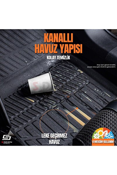 1_org_zoom-7072.jpg S-Dizayn Seat Ibiza 3D Pro Havuzlu Paspas 2017 Üzeri A+ Kalite - Görsel 1