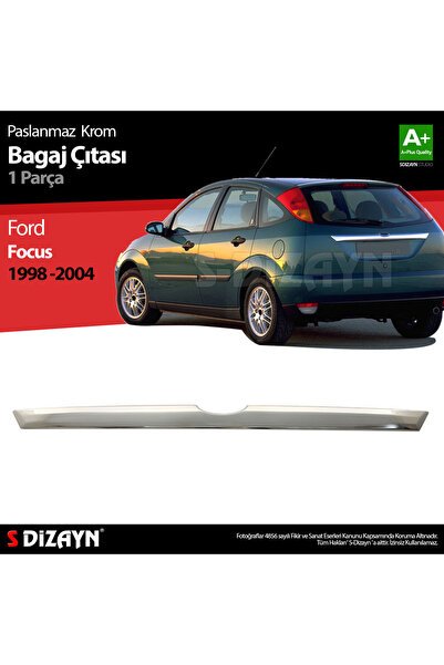 1_org_zoom-7147.jpg S-Dizayn Ford Focus 1 HB Krom Bagaj Çıtası 1998-2005 5908059 - Görsel 1