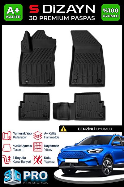 1_org_zoom-7211.jpg S-Dizayn MG ZS Benzinli 3D Pro Havuzlu Paspas 2021 Üzeri A+ Kalite 3DS-SDZ119 - Görsel 1