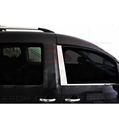 S-Dizayn VW Caddy Krom Kapı Direği 2 Prç 2004-2015