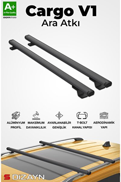1_org_zoom-7752.jpg S-Dizayn Citroen Nemo S-Bar Cargo V1 Ara Atkı Tavan Taşıyıcı Barı Siyah 155 Cm 2008-2017 A+ Kalite C - Görsel 1
