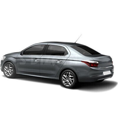 S-Dizayn Citroen C-Elysee Krom Bagaj Alt Çıta 2013-2017 5501030