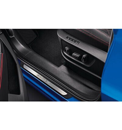 S-Dizayn VW T-Cross Krom Kapı Eşik Koruması Edition Line 2023 Üzeri 4 Parça 7639PKED4