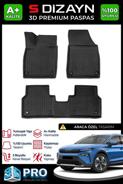 1_org_zoom-8380.jpg S-Dizayn Skoda Elroq 3D Pro Havuzlu Paspas 2024 Üzeri A+ Kalite 3DS-SDZ235 - Görsel 1