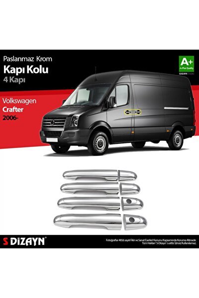 1_org_zoom-8383.jpg S-Dizayn VW Crafter Krom Kapı Kolu 4 Kapı 2006-2017 - Görsel 1