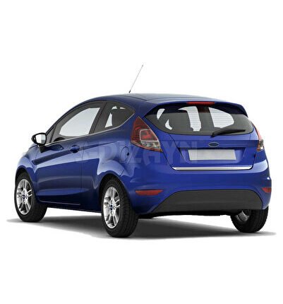 S-Dizayn Ford Fiesta Krom Bagaj Alt Çıtası 2009-2017