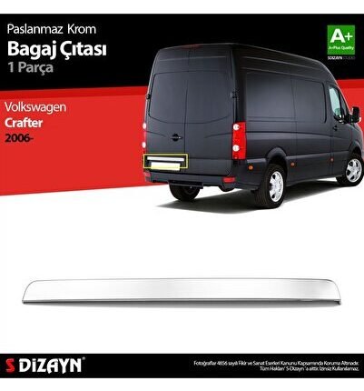 S-Dizayn VW Crafter Krom Bagaj Çıtası 2006-2017