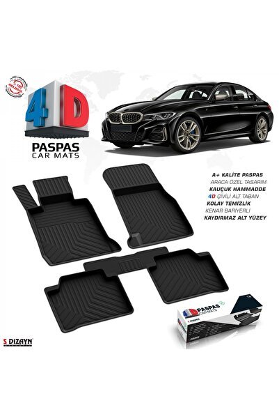 1_org_zoom-8391.jpg S-Dizayn Bmw 3 Serisi G20 4D Havuzlu Paspas 2019 Üzeri A+Kalite - Görsel 1