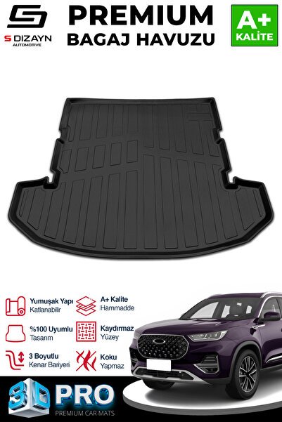 1_org_zoom-8399.jpg S-Dizayn Chery Tiggo 8 Pro 3D Pro Bagaj Havuzu 2022 Üzeri A+ Kalite - Görsel 1