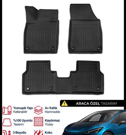 S-Dizayn Cupra Born 3D Pro Havuzlu Paspas 2021 Üzeri A+ Kalite 3DS-SDZ234